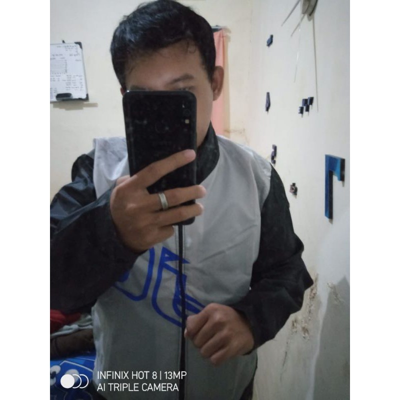 jaket pria anti air windbreaker preloved jg motor