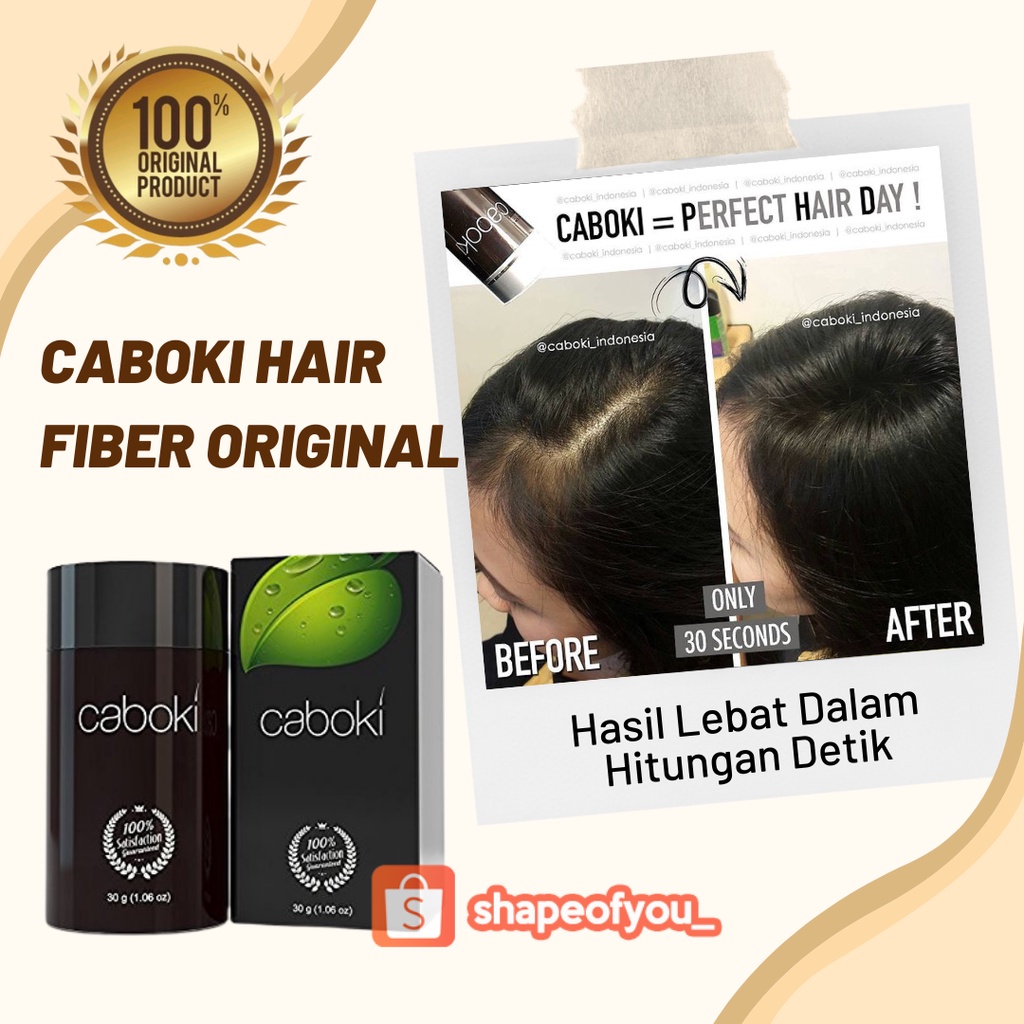 CABOKI Original Pelebat Bukan Penumbuh Rambut Kepala Tipis Rontok CABOKI Murah Kemiri Kuat Ori USA