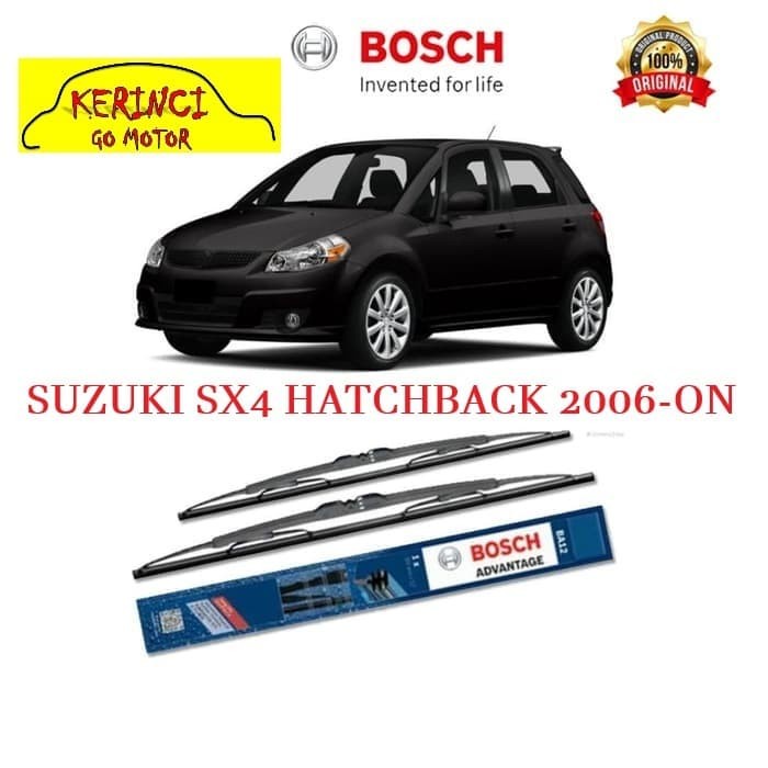 WIPER SUZUKI SX4 HATCHBACK 2006-ON BOSCH ADVANTAGE 26&quot; &amp; 14&quot; SEPASANG