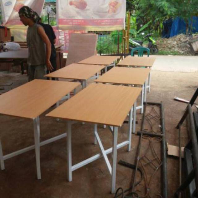 Meja lipat Hollow 3x3 uk. 80x40/ meja bazar/ meja catering 