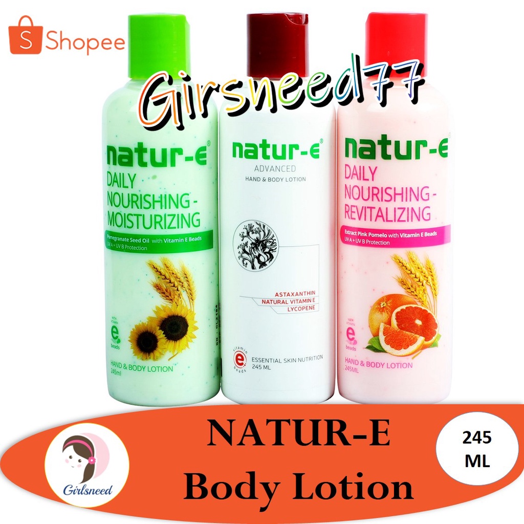 NATUR-E HAND BODY LOTION 245 ML GIRLSNEED77