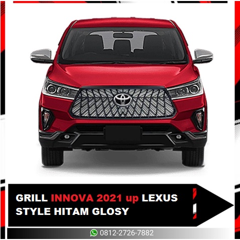 GRILL INNOVA 2021 up LEXUS STYLE HITAM GLOSY