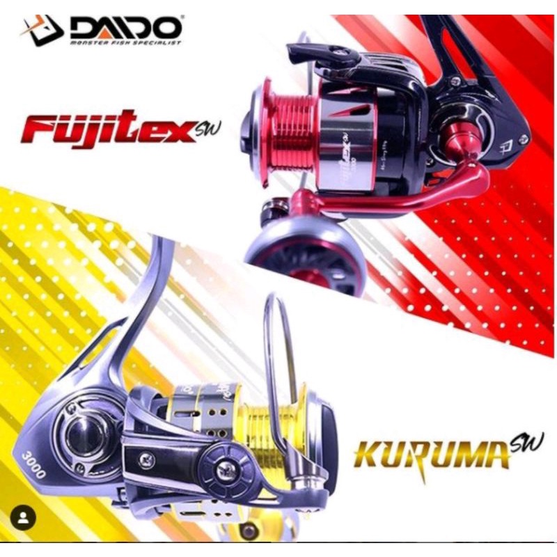 reel daido kuruma sw dan fujitex sw 2000,3000,4000