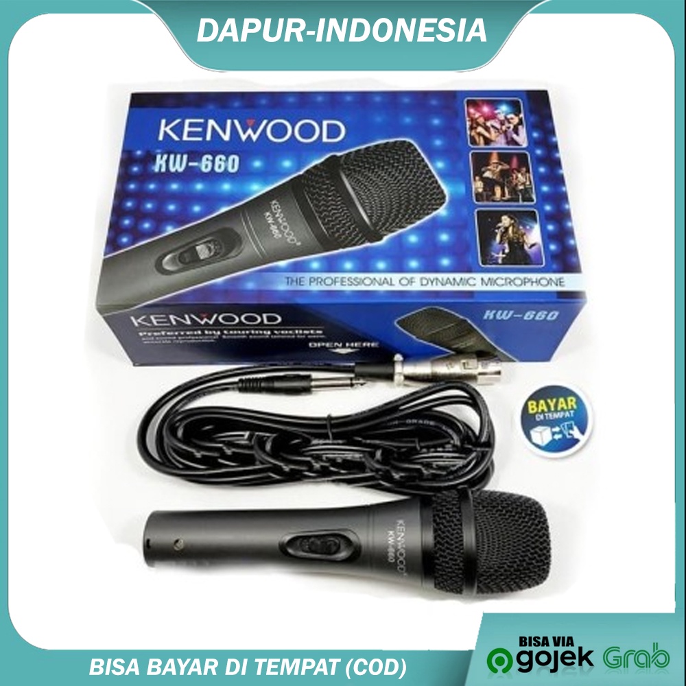 MIC Kabel Kenwood Mic Kabel 660 Microphone Vocal Profesional
