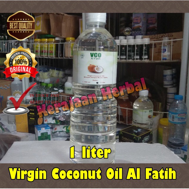 

VCO 1 Liter Virgin Coconut Oil Minyak Kelapa Murni Al Fatih