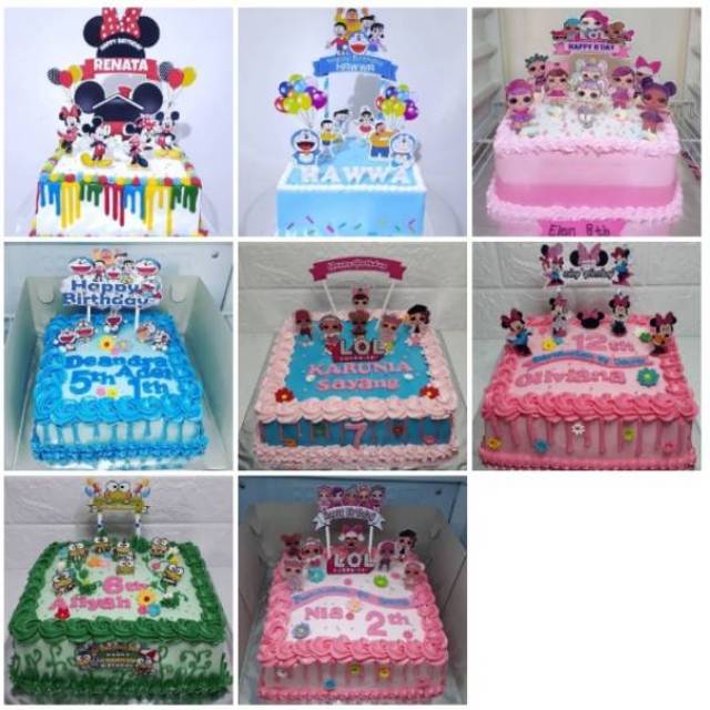 Kue ultah anak / kue ultah anak perempuan / kue ulangtahun anak / kue ulangtahun anak perempuan