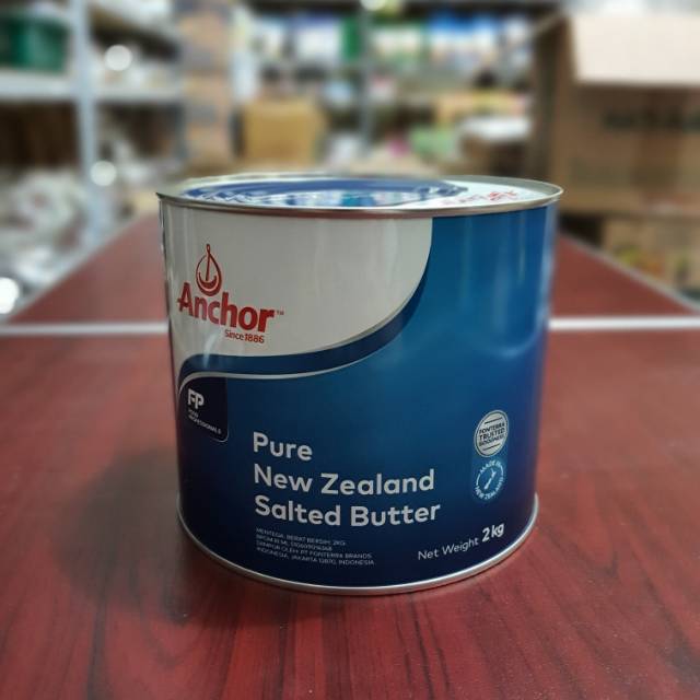 

2kg Anchor salted butter / mentega Anchor asin