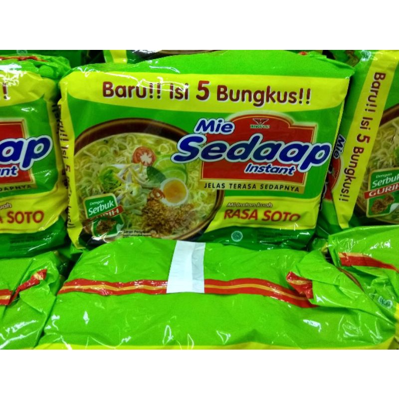 

Mie Sedaap Instant Rasa Soto Isi 5 Bungkus