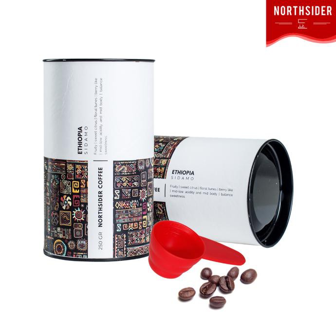 

BIJI KOPI ARABICA ETHIOPIA SIDAMO NATURAL - 250GR NORTHSIDER COFFEE - BIJI KOPI