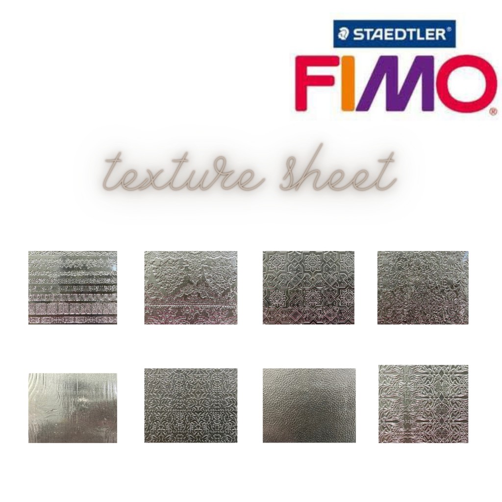 Texture sheet lembar tekstur clay polymer clay pottery