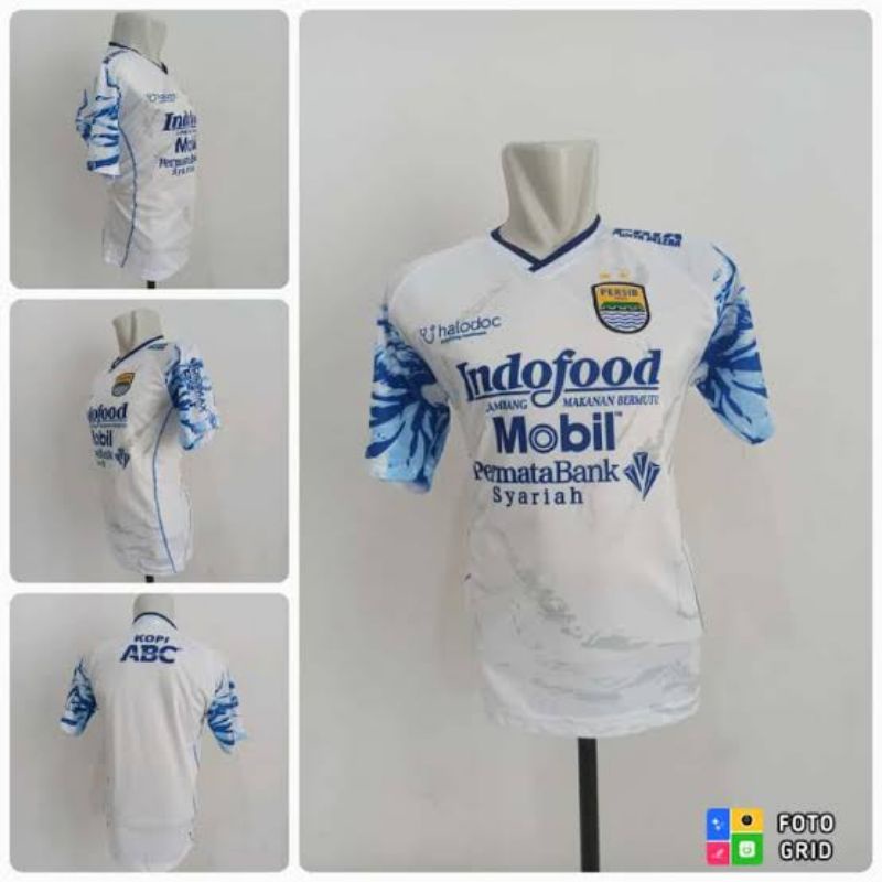 JERSEY BOLA PERSIB BANDUNG AWAY PUTIH MURAH