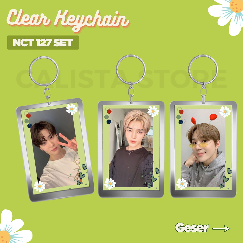 NCT 127 Clear Keychain