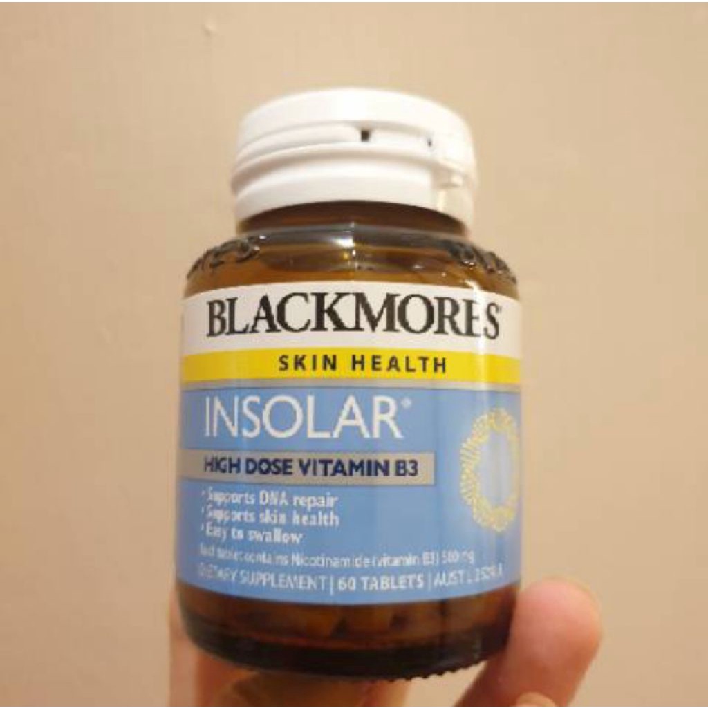 Blackmores Insolar Vitamin B3 dosis tinggi untuk SKIN HEALTH isi 60 butir