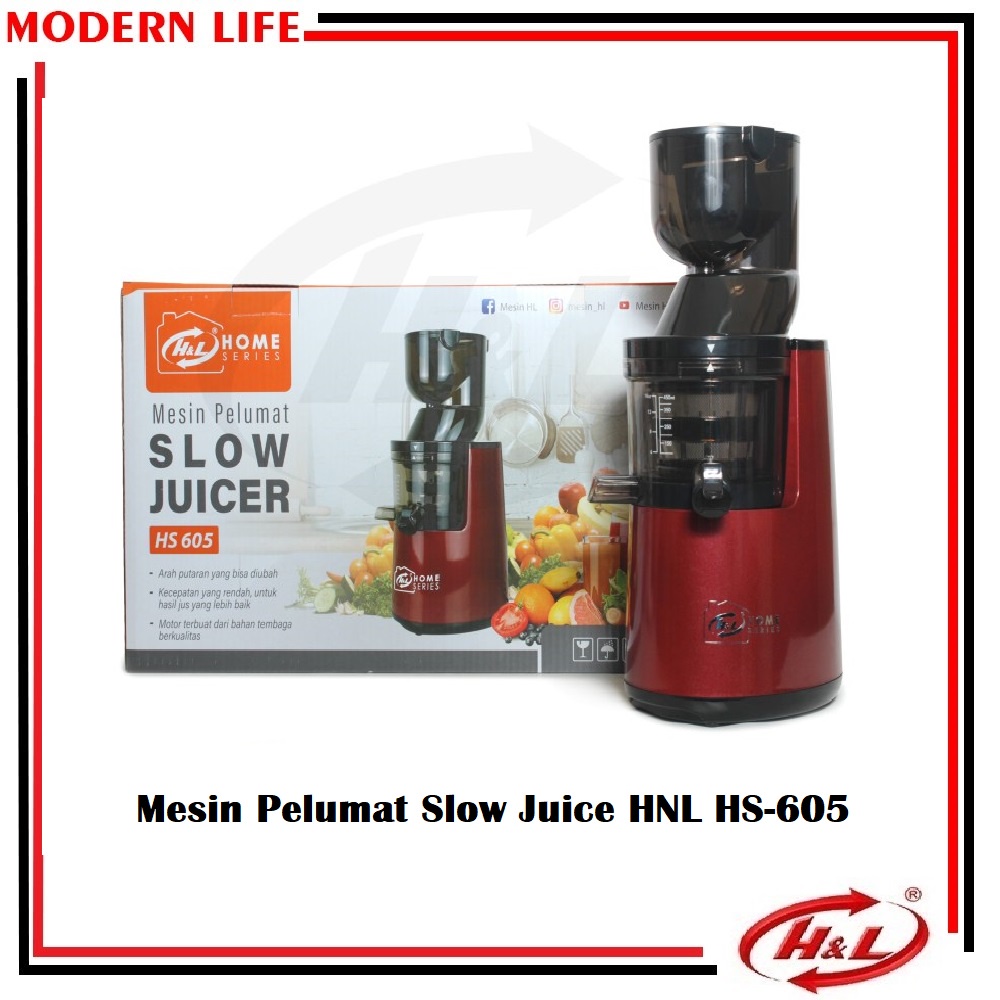 Mesin Pelumat Slow Juicer HL HS-605 / Mesin Juicer HS-605 Heavy Duty