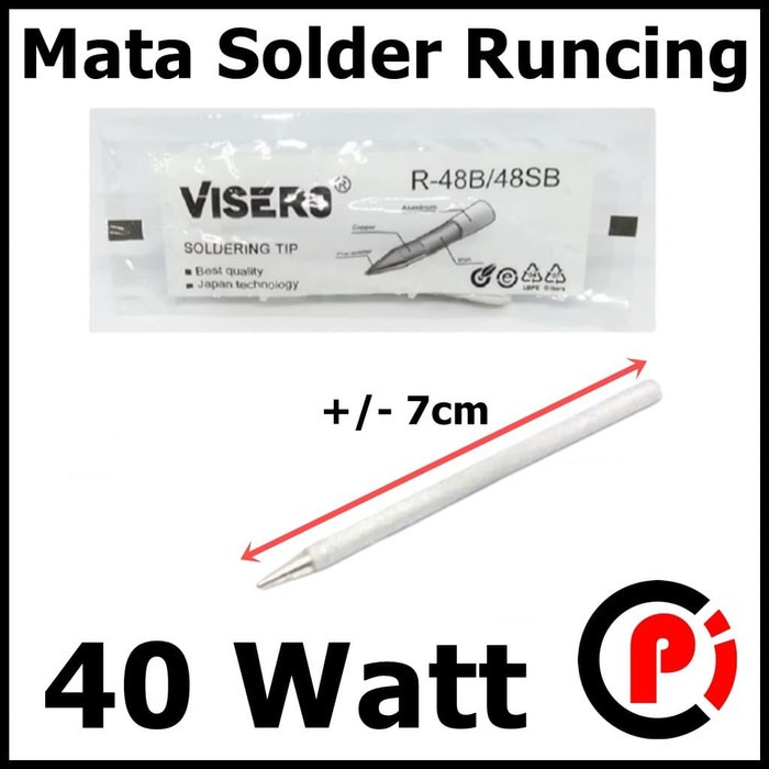 Mata solder lancip visero 40 watt