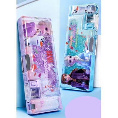 DISNEY FROZEN /SPIDERMAN ORIGINAL pop up pencil case magnetic/KOTAK PENSIL MAGNET DM28117F