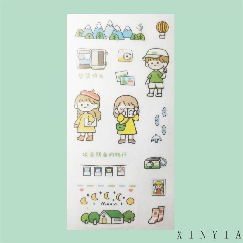 Xia.id Stiker Motif Emoji Untuk Dekorasi Handphone / Diary DIY