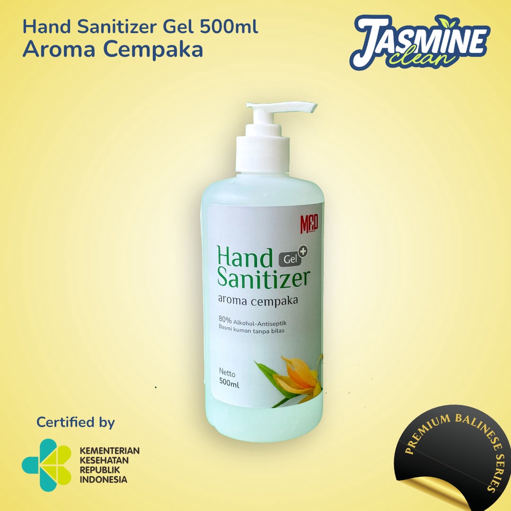 JASMINE CLEAN - Hand Sanitizer Wangi Cempaka Gel 500ml