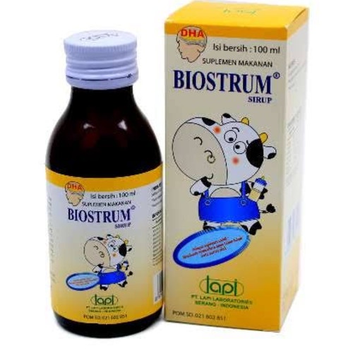 BIOSTRUM SYRUP 100 ML - Multivitamin Suplemen Daya Tahan Tubuh dan Nutrisi Otak