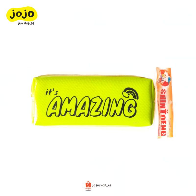 

Tempat Pensil | Pencil Case Kain Resleting SHINTOENG ST-230A Amazing Wonderful Life