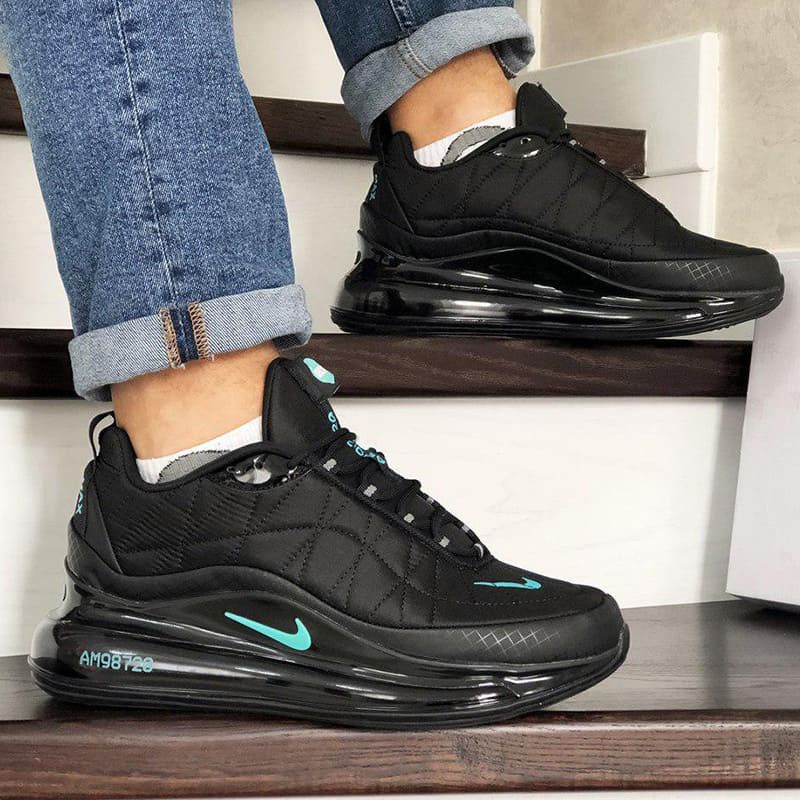 Sepatu Nike Air Ma Airmax 720 818 Black Blue Premium Original