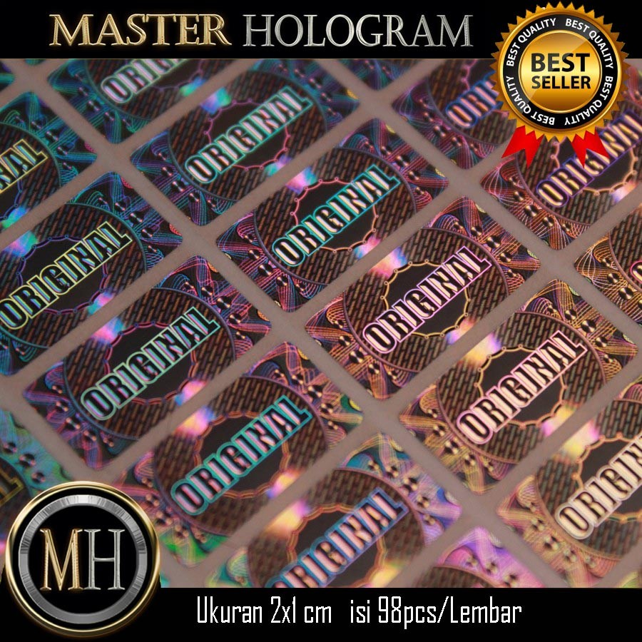 

Stiker Hologram 3D Original SH003