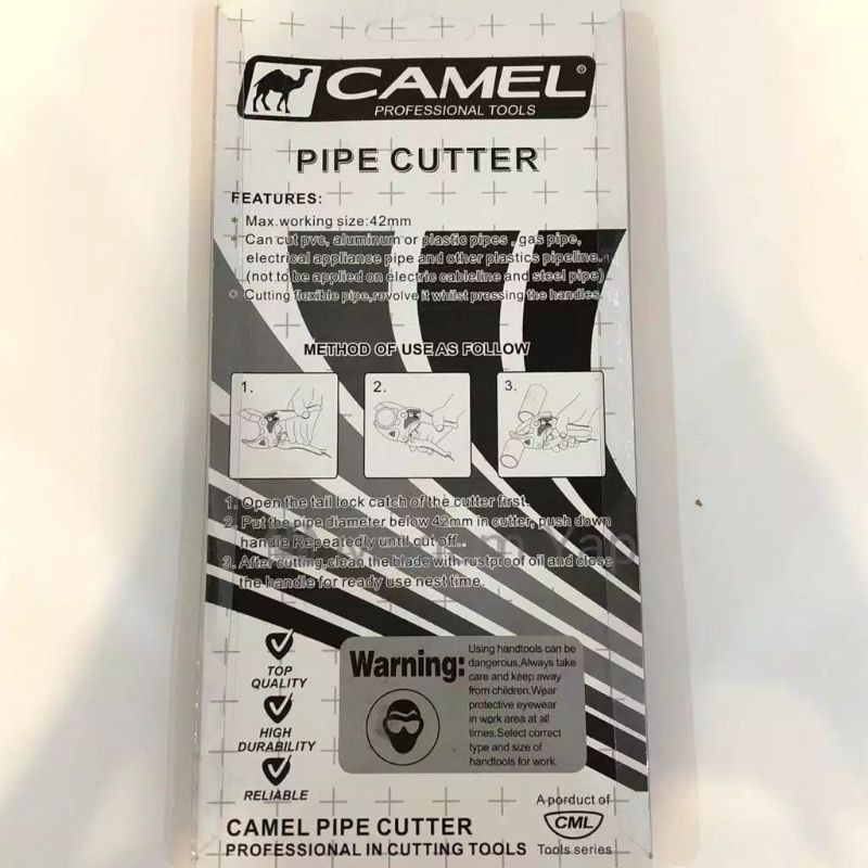 GUNTING POTONG PEMOTONG Tang PIPA PVC Paralon 42mm 42 mm PIPE CUTTER - CAMEL