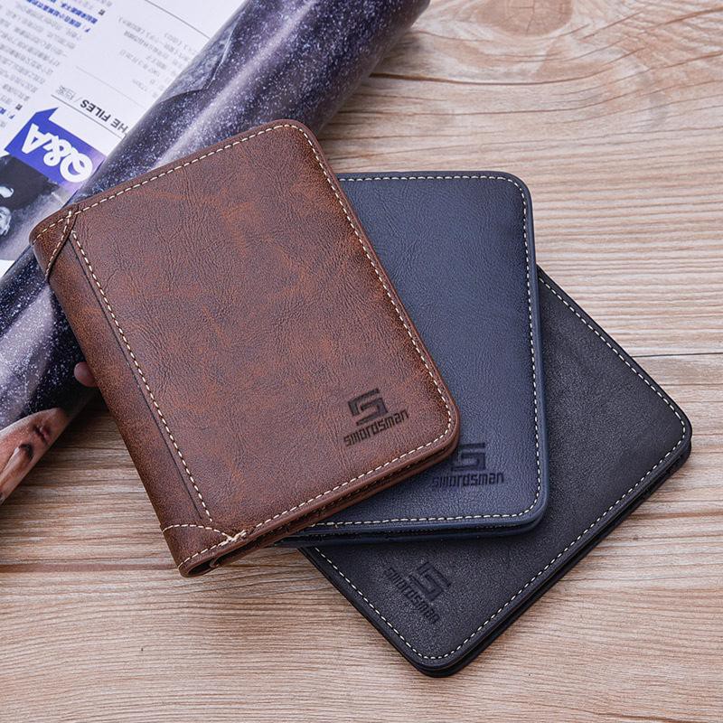 DOMPET PRIA LIPAT KULIT KEREN KUALITAS PREMIUM DEABOLAR 915 - COD / BISA BAYAR DI TEMPAT