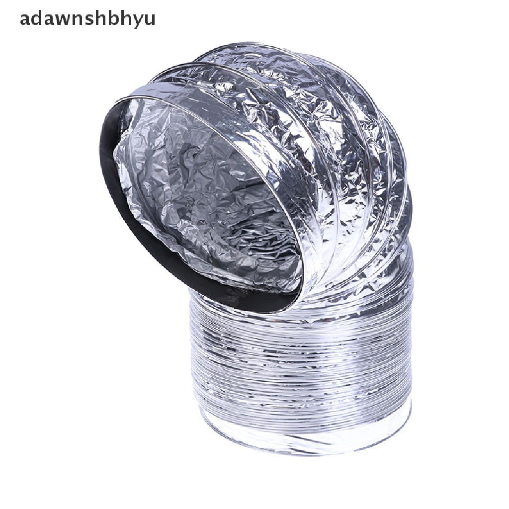 Adawnshbhyu 3.1Inch Flex Air Aluminium Foil Ducting Dryer Vent Hose Untuk Ventilasi 1.5M