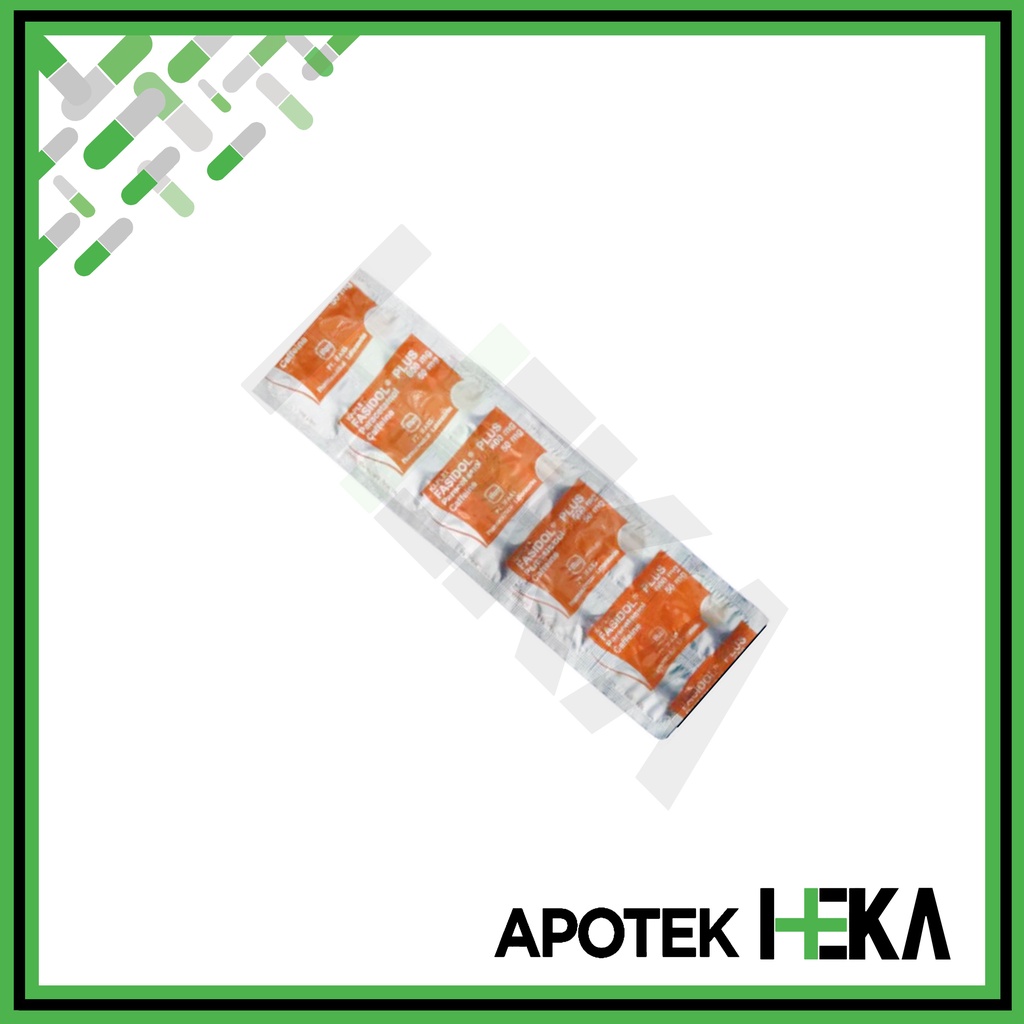 Fasidol Plus Paracetamol Caffeine Strip isi 10 Tablet - Obat Demam (SEMARANG)