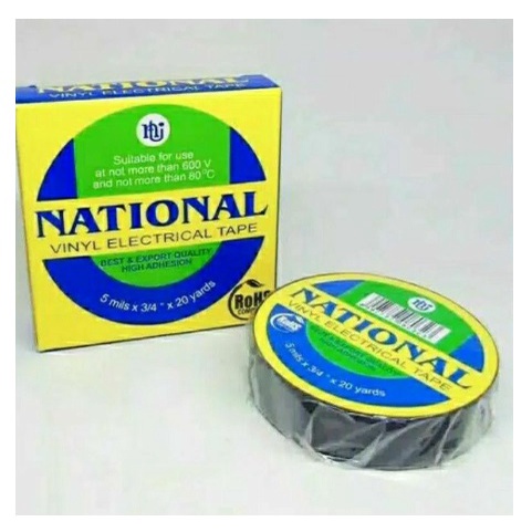 

Isolasi Listrik Solasi Kabel National Besar 20 Yard