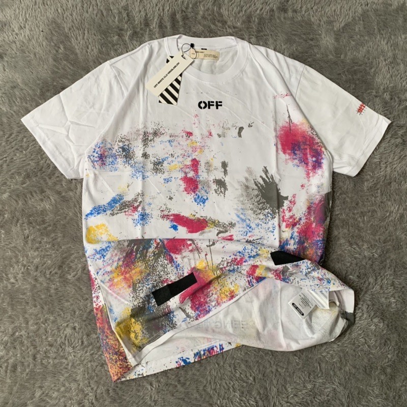 Kaos Tshirt Off White Galaxy Fulltag &amp; Lebel