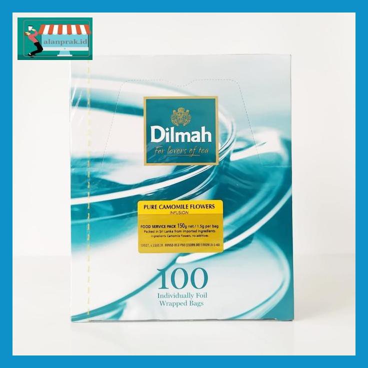 

6Rg5T7T- Teh Dilmah 100Sachet Chamomile Te5Ts56-