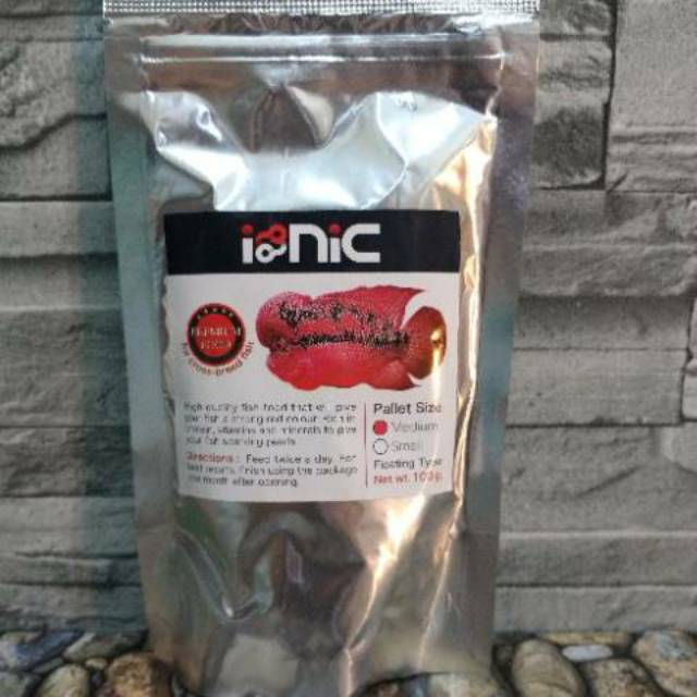Ionic pakan ikan louhan