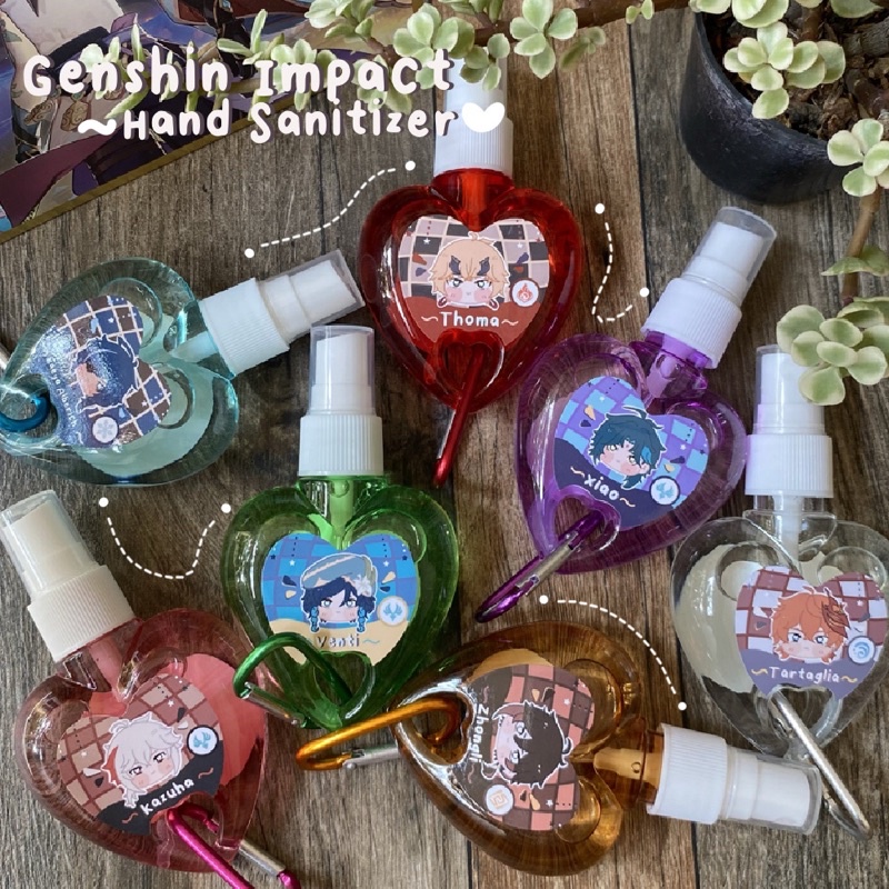 Genshin Impact Hand Sanitizer 50ml by tarrateru
