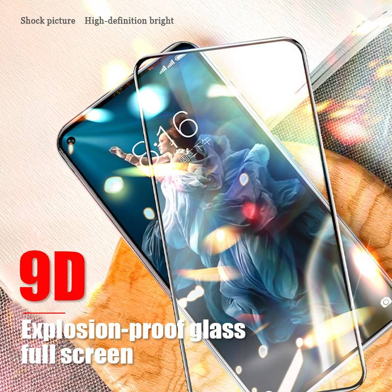 9D Full cover Glass for Huawei Honor 9X 8X 7X 6X 10X lite X10 Screen Protector for Honor 20 30 9 10 Lite 9A 8A 7A 7C pro Glass