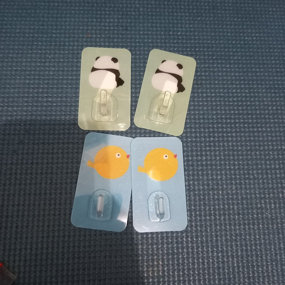 Gantungan Tempel Tembok Gambar Karakter Lucu Hook Baju Kunci Dapur Kamar Anak Holder Dinding Unyu