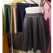 ROK MIDI FLARE SKIRT // ROK FLARE KOREA // ROK PENDEK POLOS