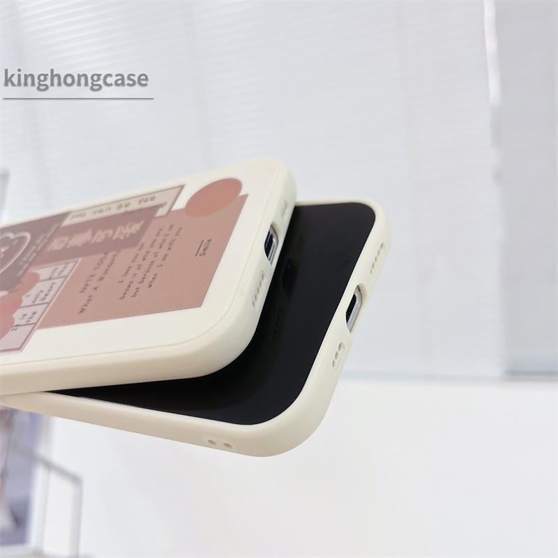 Case Samsung A03 J2 J7 Prime A02S A20 A72 A50S A10 A32 A52 A12 A51 A10S A50 A20S A30S A52S A30 M12 M10 M01S A54 A15 A16 A9 A5 Y12 Y20 A12 Ins Korean Cute Cartoon Bear Stone White Soft Tpu Case Phone Cover-4