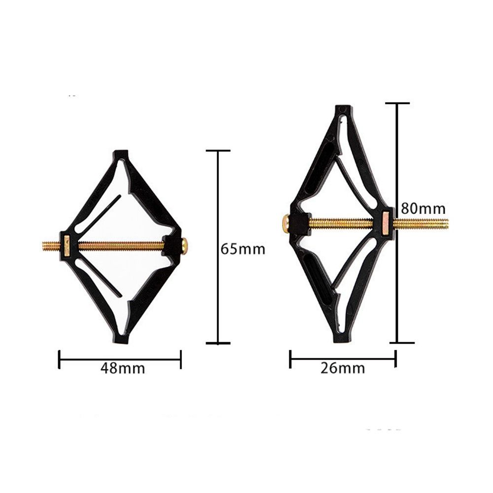 REBUY Support Rod Switch Bottom Box Repair Screw Old Socket Box Replacement  Fixed Dark Box Repair 86 Type Electrical Accessories Wall Fixed Cassette Junction Switch Wall Repair Box