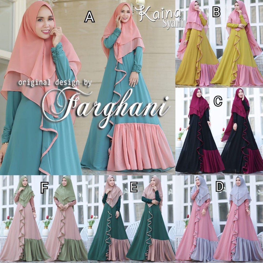 Gamis KAINA SYARI Original by FARGHANI