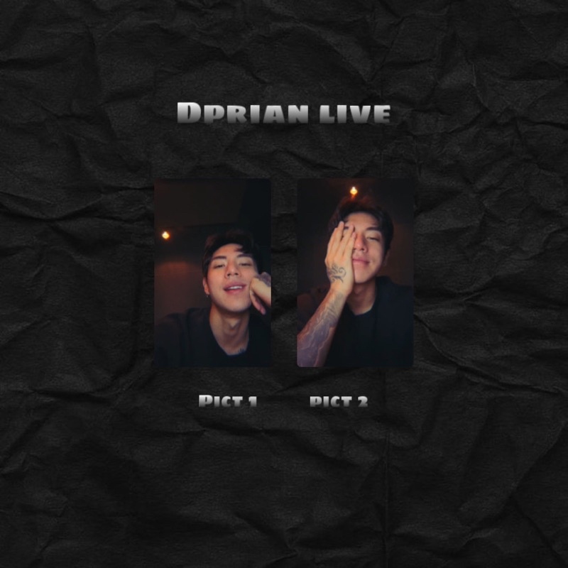 photocard pc lenticular holo DPRIAN / DPR IAN