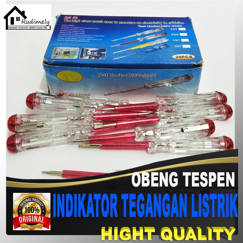 OBENG TESPEN LISTRIK PANJANG 13 CM