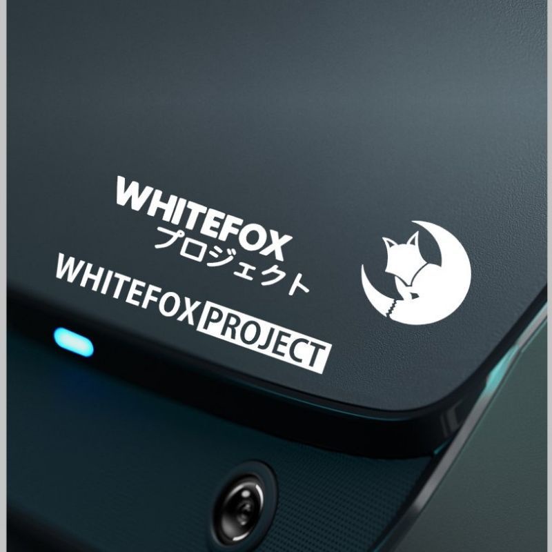 

Stiker Cutting white fox 1 set isi 3 pcs murah