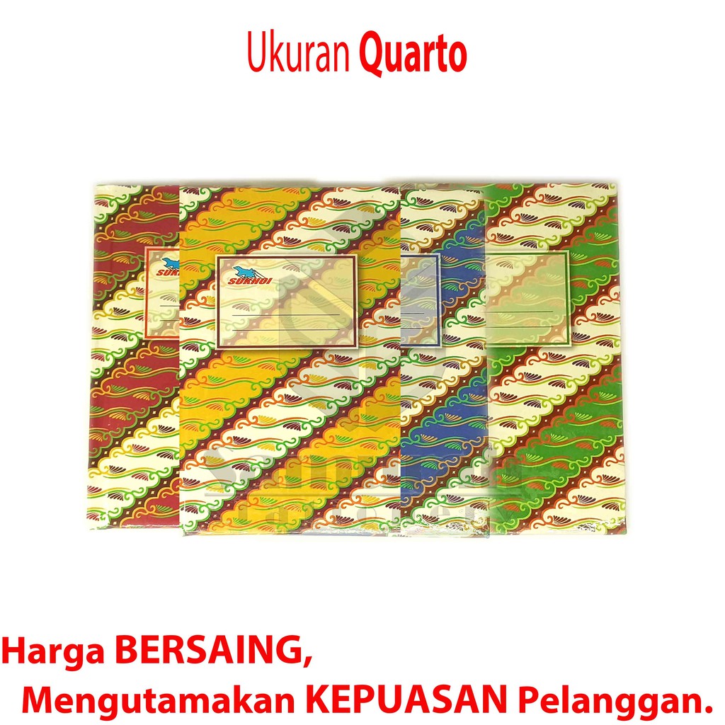 Buku Hard Cover Sukhoi Quarto isi 100 lembar / Ukuran Kuarto / Buku Akutansi Laporan Kwarto A5-1