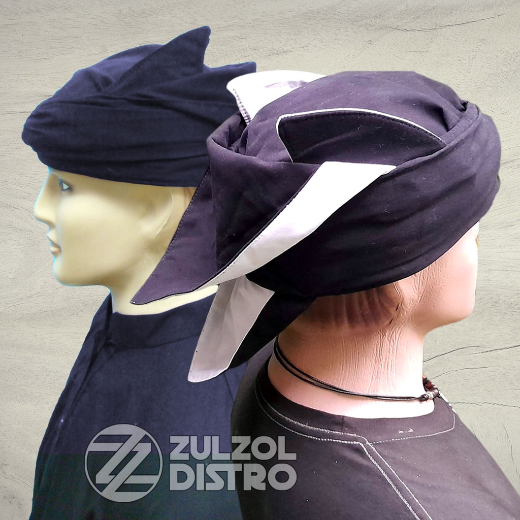 Iket Sunda Praktis Premium Model Makuta Naga Full Kain - Udeng Blangkon Sunda