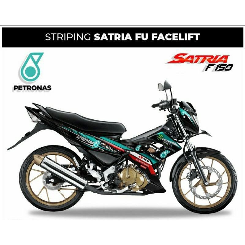 STRIPING MOTOR SATRIA FU / PETRONAS #printing