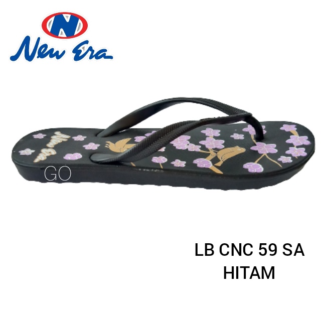 gof NEW ERA LB CNC 56 SA Sandal Japit Motif Sakura Terbaru