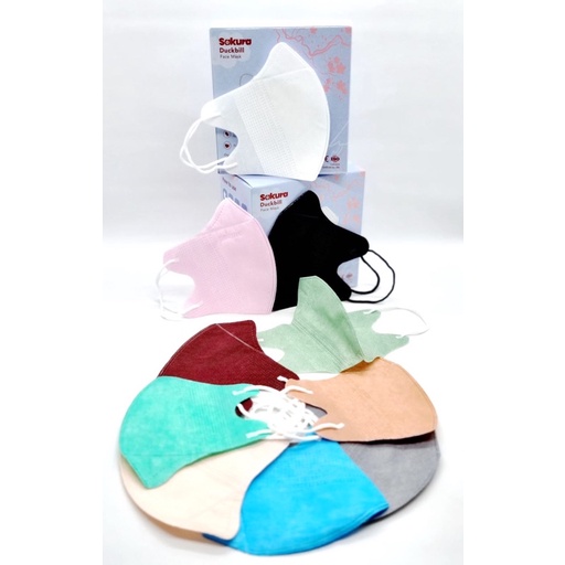 Masker duckbill Sakura 3ply 1Box 50pcs