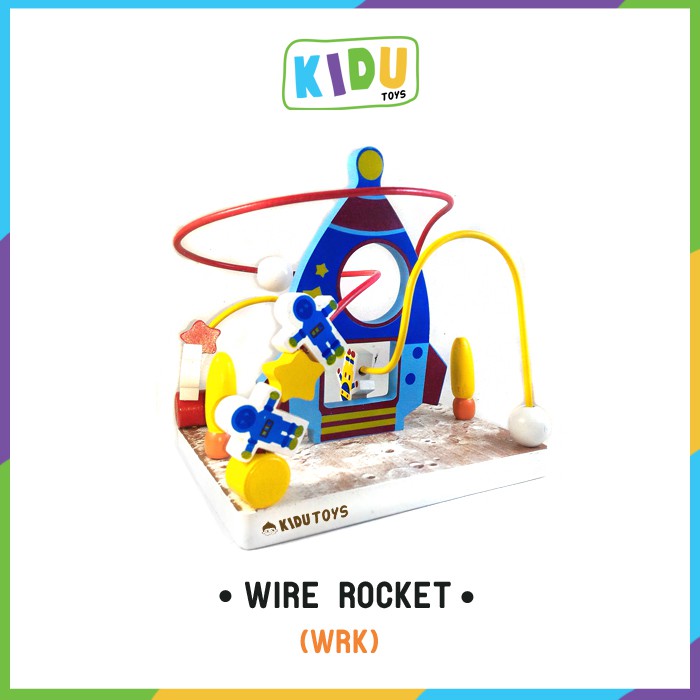 Mainan Anak Edukasi Motorik Kayu Edukatif / Mainan Wire Alur / Mainan Wire Anak Games Kidu Toys